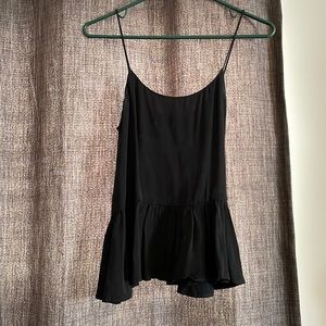 Lightweight tank top for summer or dinner out! Form fitting bust/flowy bottom
